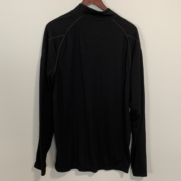 Paradox Merino Wool Blend Long Sleeve 1/4 Zip Shirt Black Size Large - Picture 2 of 9